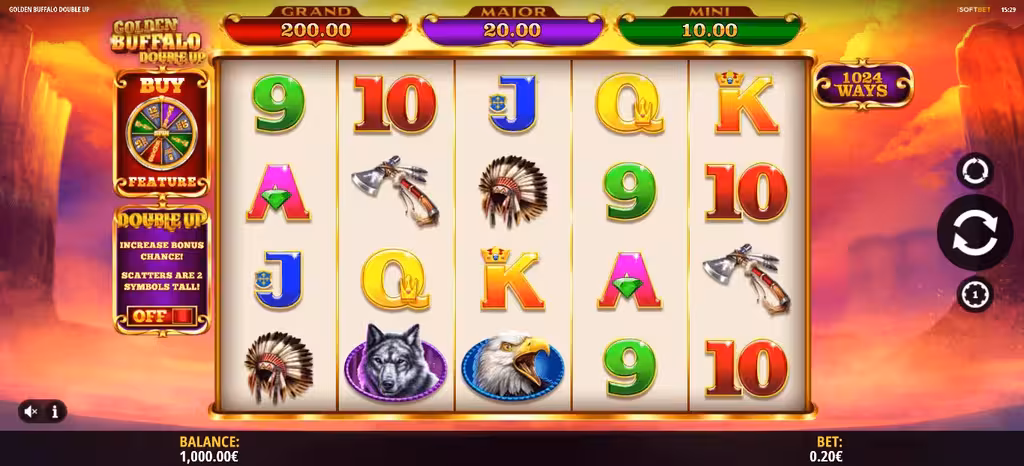 big wild buffalo slot free play